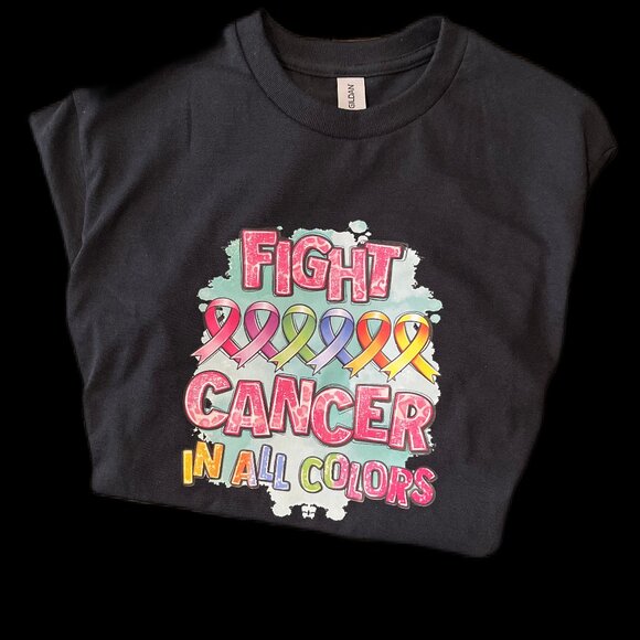 Cancer sucks black tshirt - Picture 1 of 1